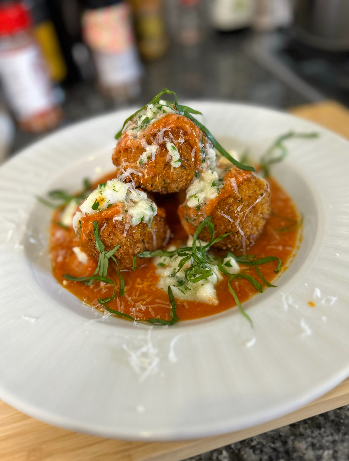 BLUE CRAB ARANCINI – Chris Bassett